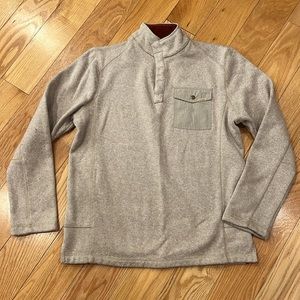 Woolrich 3/4 snap pullover